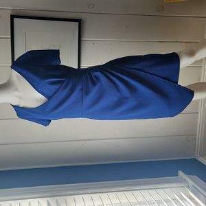 Bisou Bisou Sapphire Blue wrap dress.